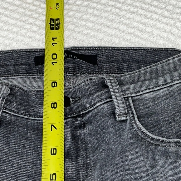J Brand Selena, Grey, Mid Rise Crop Kick Flare Jeans, 26 - Picture 5 of 11